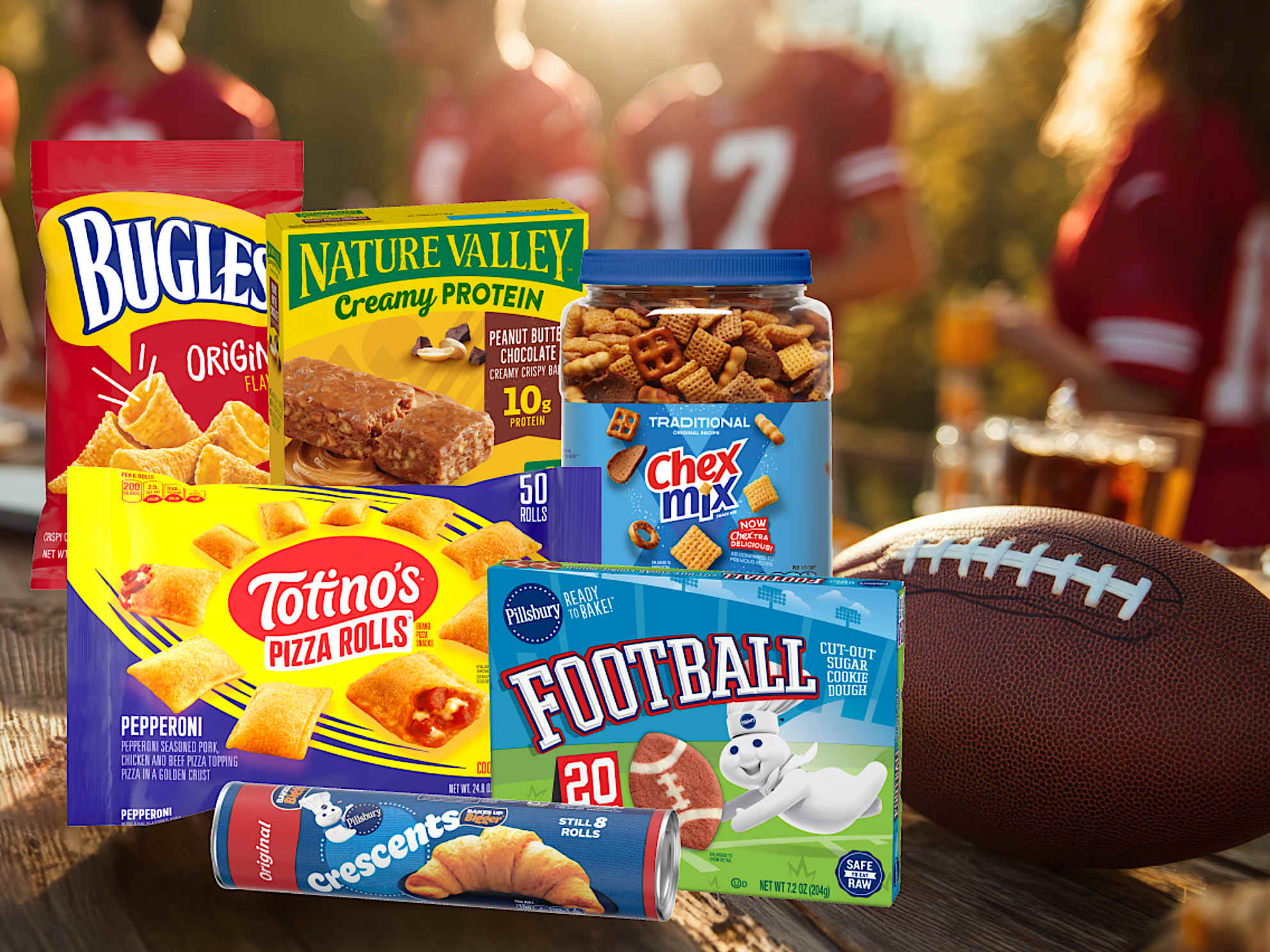 A collection of General Mills products